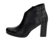 Czarne botki damskie Jezzi Af125-10 Pu