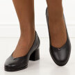 Czarne czółenka damskie na obcasie Potocki 12712