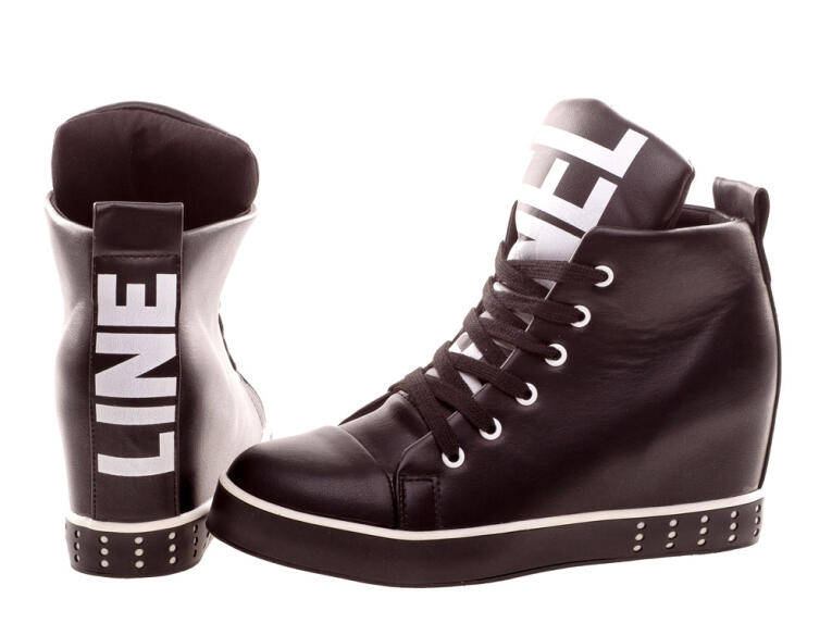 Wiosenne sneakersy trampki damskie 915 Bk