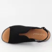 Czarne płaskie sandały damskie Potocki 47305