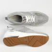 Szare sneakersy damskie, półbuty na koturnie JEZZI 2175-1