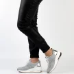 Szare sneakersy damskie, półbuty na koturnie JEZZI 2175-1