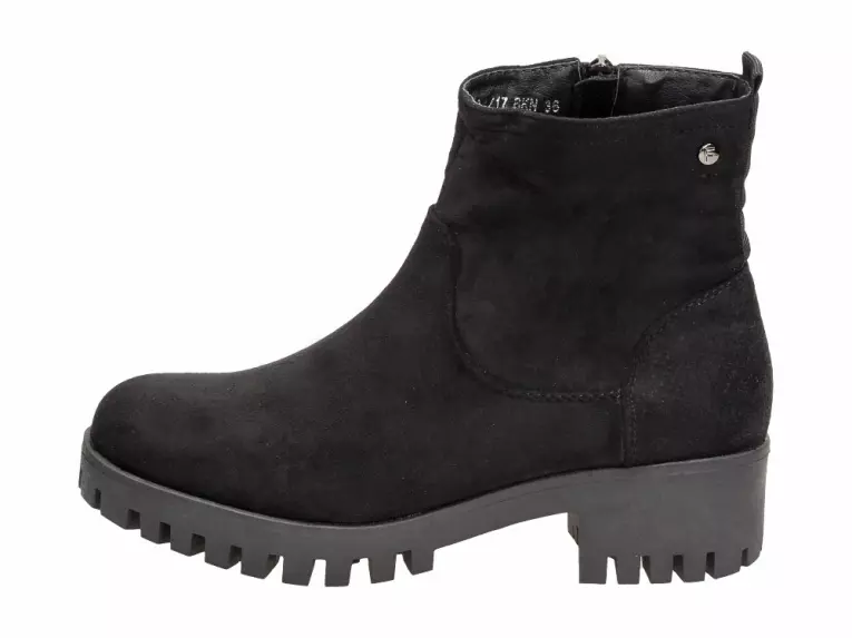 Czarne botki damskie Filippo 334/17