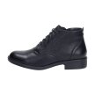 Czarne sznurowane botki damskie SABATINA DM21-16 PU