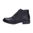Czarne sznurowane botki damskie SABATINA DM21-16 PU
