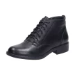 Czarne sznurowane botki damskie SABATINA DM21-16 PU