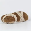 Beżowe sandały damskie komfortowe VINCEZA 46007
