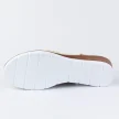 Beżowe skórzane sandały damskie na koturnie POTOCKI 77007