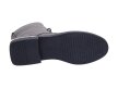 Platynowe trapery botki damskie NAVY DOT 60004