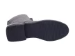 Platynowe trapery botki damskie NAVY DOT 60004