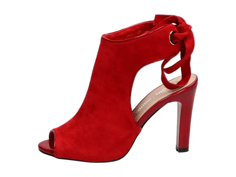 Czerwone sandały damskie Sergio Leone 1493