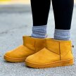 Ciepłe zimowe mukluki, lekkie botki damskie, niskie śniegowce eskimoski BIG STAR KK274289 CAMEL