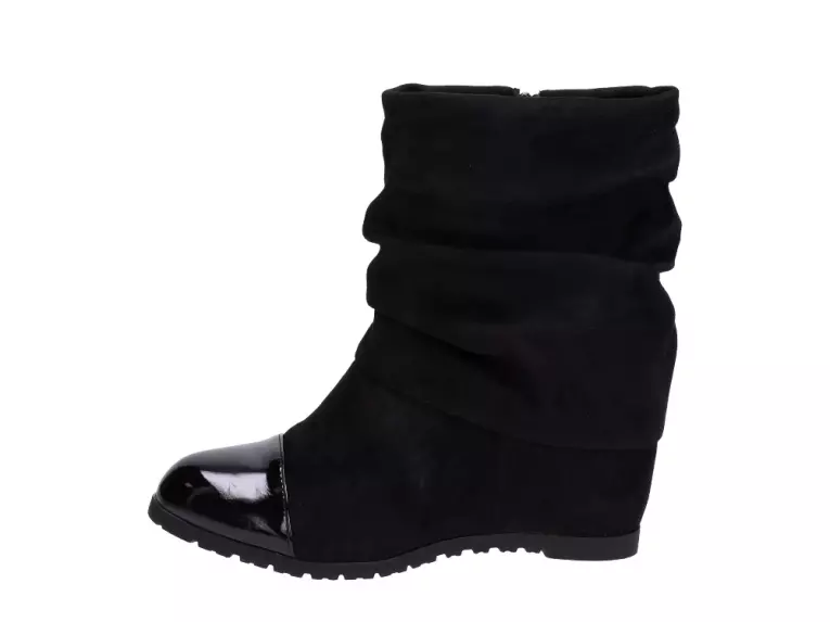 -25% Czarne saszki botki SeaStar Ac04 Koturny