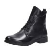 Czarne płaskie botki damskie SERGIO LEONE BT406 PU