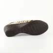 Beżowe skórzane sandały damskie na koturnie VINCEZA 43013