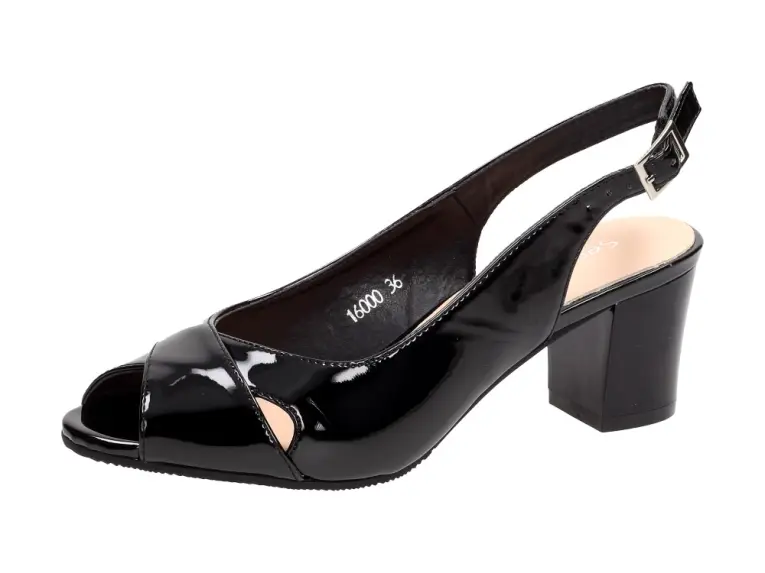 Czarne sandały damskie Sergio Leone 16000