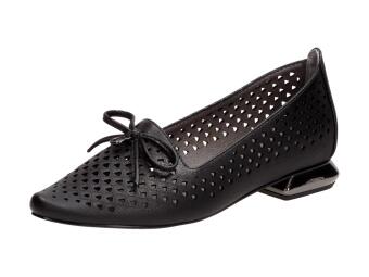 Czarne baleriny damskie Vinceza 10602