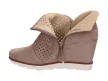 Botki damskie FILIPPO DBT2069/21 KOTURN TAUPE
