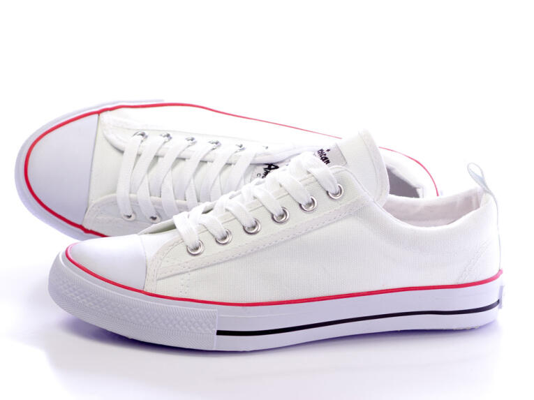 -45%Markowe trampki białe American Club Dsln01