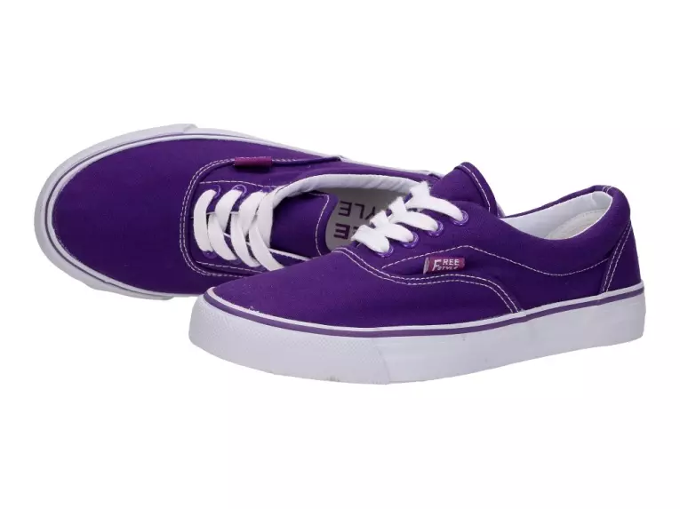 Fioletowe trampki damskie Free Style 412-265