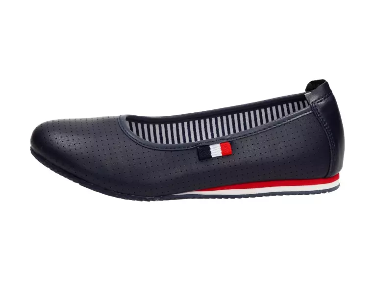 Granatowe baleriny damskie FILIPPO DP2171/21