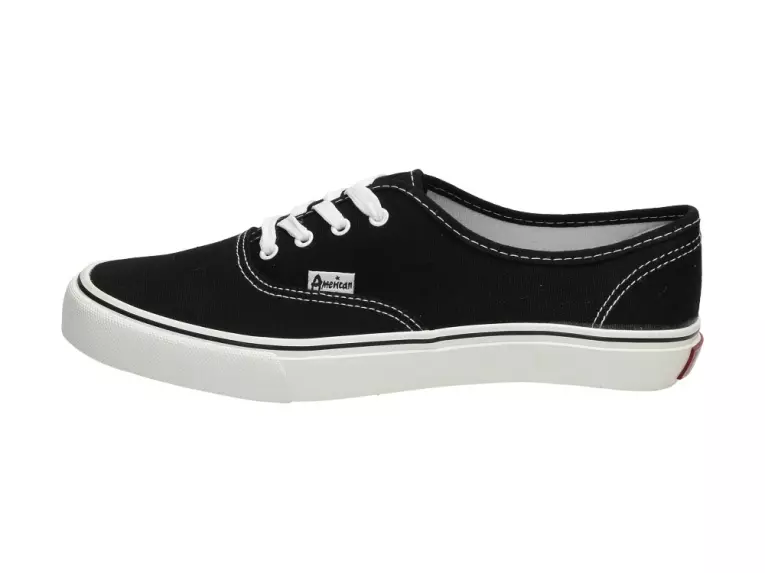 Trampki męskie American Club 63-10 Bk/wh