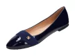 Granatowe baleriny buty damskie Vinceza 2809