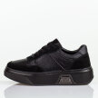 Czarne skórzane sneakersy damskie Sergio Leone Sp026