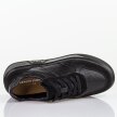 Czarne skórzane sneakersy damskie Sergio Leone Sp026
