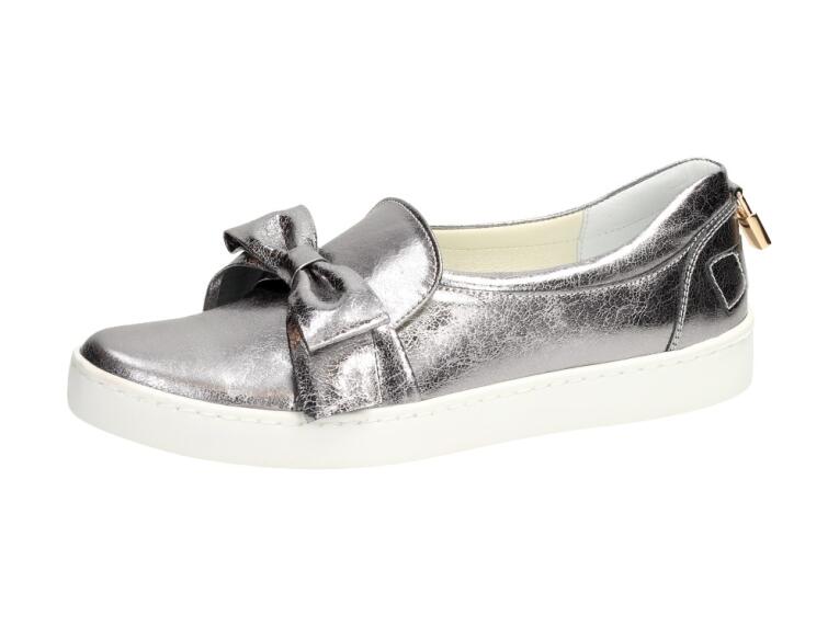 Stalowe skórzane Polskie półbuty Deoni B555