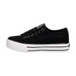 Czarne tenisówki damskie BIG STAR HH274056
