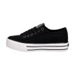 Czarne tenisówki damskie BIG STAR HH274056
