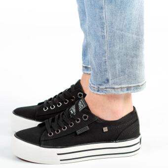 Czarne tenisówki damskie Big Star Hh274056