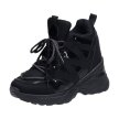 Czarne sneakersy damskie POTOCKI 12W003