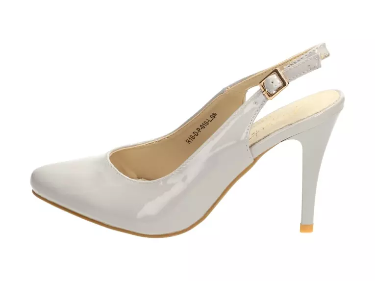 Szare czółenka damskie Wishot Dp010 Comfort