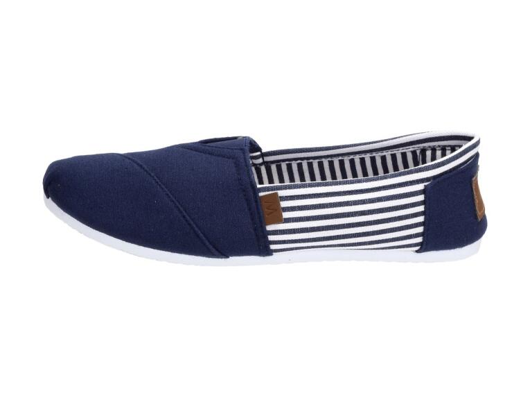 Granatowe tenisówki buty Wishot 32-065 Slip On