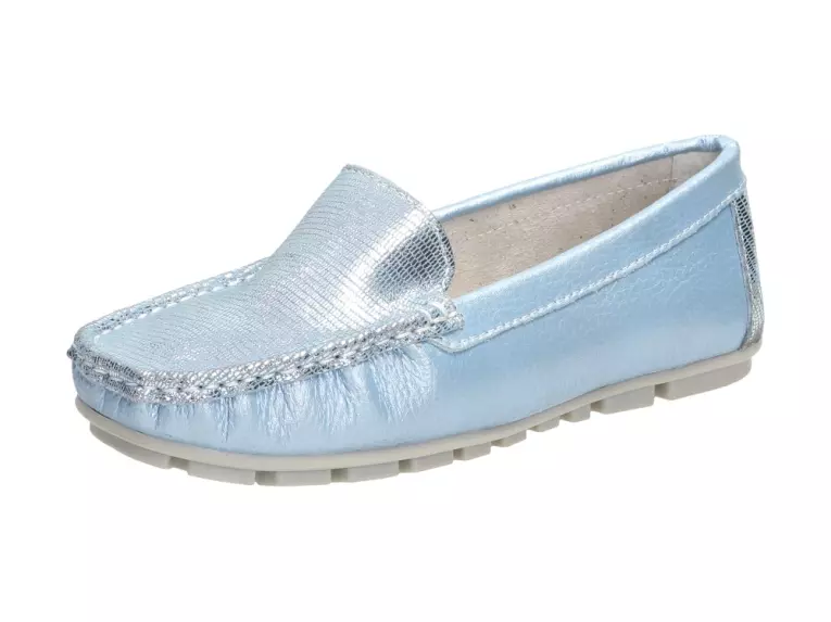 Niebieskie mokasyny damskie Filippo Dp647