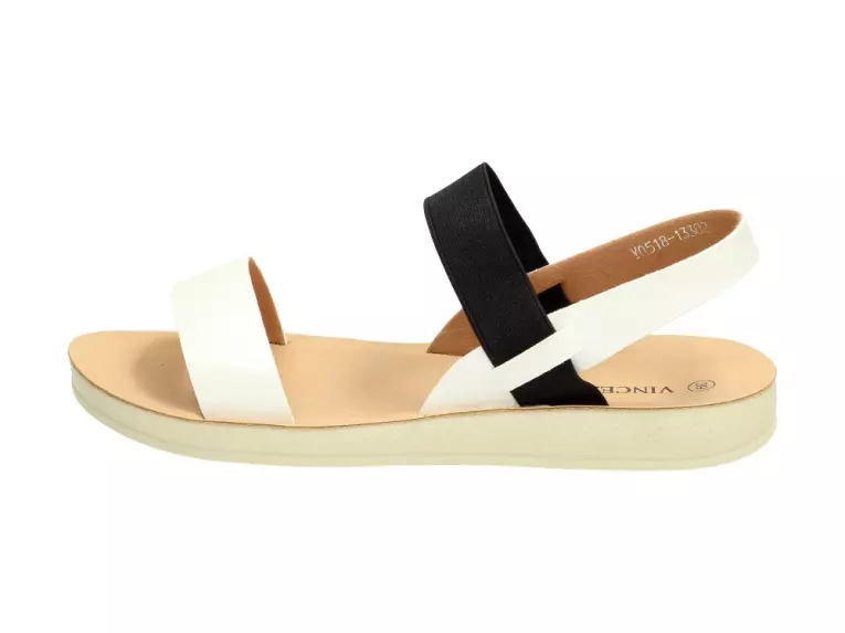 Białe sandały, buty damskie Vinceza 13302