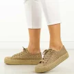 Khaki trampki damskie, espadryle Lee Cooper 3646