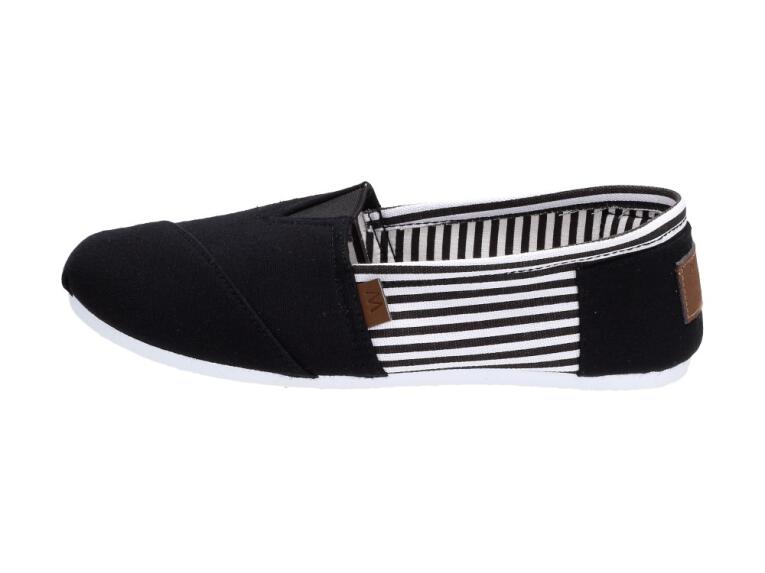 Czarne tenisówki, buty damskie Wishot 065
