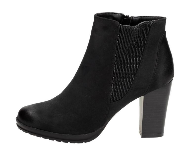 Czarne botki, buty damskie Sabatina Dm17-6n