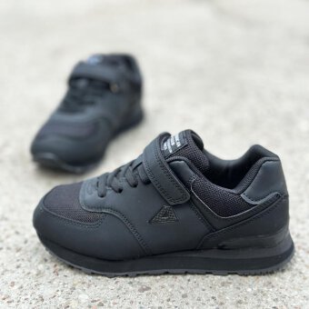 Czarne sportowe buty dziecięce AMERICAN CLUB HA46/22
