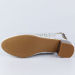 Srebrne sandały damskie na obcasie M.DASZYŃSKI SA210-5