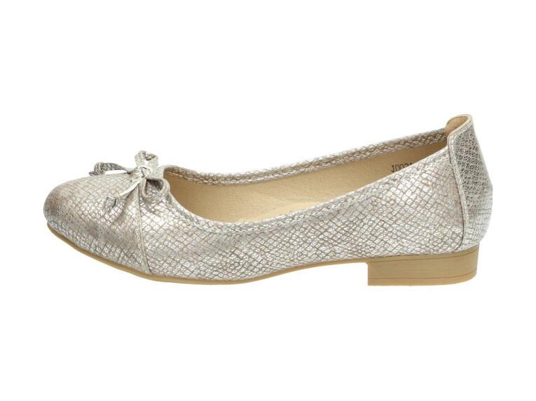 Jasno szare baleriny buty damskie J.Star J0021