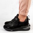 Czarne sneakersy półbuty damskie VINCEZA 10728 BK/BK