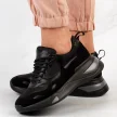 Czarne sneakersy półbuty damskie VINCEZA 10728 BK/BK