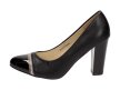 Czarne czółenka damskie Wishot Dp018 Comfort