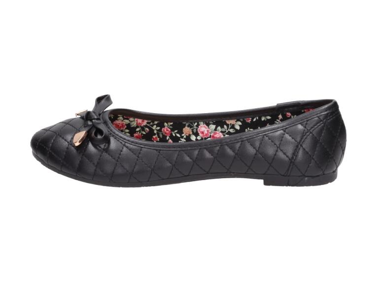 Czarne baleriny, buty damskie Sabatina 104