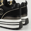 Czarne sneakersy damskie na platformie POTOCKI 12086