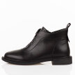 Czarne skórzane botki damskie DiA 52-122